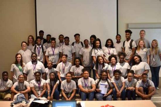 University of Montevallo coding camp attendees